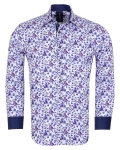 Printed Long Sleeved Mens Shirt SL 7361 - Thumbnail