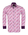 Printed Long Sleeved Mens Shirt SL 7361 - Thumbnail