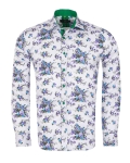 Printed Long Sleeved Mens Shirt SL 7375 - Thumbnail