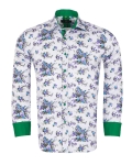 Printed Long Sleeved Mens Shirt SL 7375 - Thumbnail