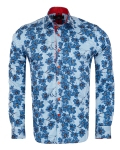 Printed Long Sleeved Mens Shirt SL 7376 - Thumbnail