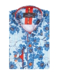 Printed Long Sleeved Mens Shirt SL 7376 - Thumbnail