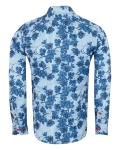 Printed Long Sleeved Mens Shirt SL 7376 - Thumbnail