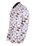 Printed Long Sleeved Mens Shirt SL 7377 - Thumbnail