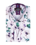 Printed Long Sleeved Mens Shirt SL 7377 - Thumbnail