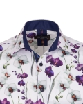 Printed Long Sleeved Mens Shirt SL 7377 - Thumbnail