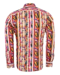 Printed Long Sleeved Mens Shirt SL 7378 - Thumbnail