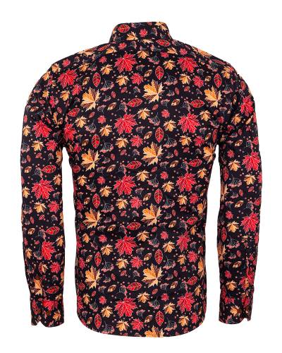 Printed Long Sleeved Mens Shirt SL 7392