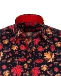 Printed Long Sleeved Mens Shirt SL 7392 - Thumbnail