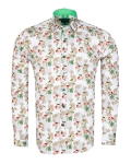 Printed Long Sleeved Mens Shirt SL 7423 - Thumbnail