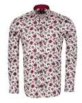 Printed Long Sleeved Mens Shirt SL 7429 - Thumbnail