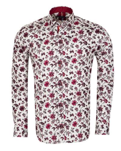 Printed Long Sleeved Mens Shirt SL 7429