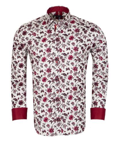 Printed Long Sleeved Mens Shirt SL 7429