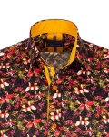 Printed Long Sleeved Mens Shirt SL 7447 - Thumbnail