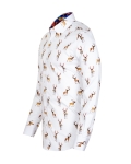 Printed Long Sleeved Mens Shirt SL 7450 - Thumbnail