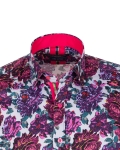 Printed Long Sleeved Mens Shirt SL 7454 - Thumbnail