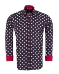 Printed Long Sleeved Mens Shirt SL 7492 - Thumbnail