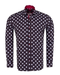 Printed Long Sleeved Mens Shirt SL 7492 - Thumbnail