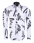 Printed Long Sleeved Mens Shirt SL 7493 - Thumbnail