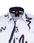 Printed Long Sleeved Mens Shirt SL 7493 - Thumbnail