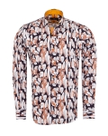 Printed Long Sleeved Mens Shirt SL 7497 - Thumbnail