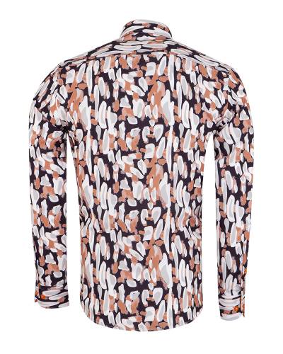 Printed Long Sleeved Mens Shirt SL 7497