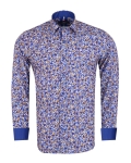 Printed Long Sleeved Mens Shirt SL 7499 - Thumbnail