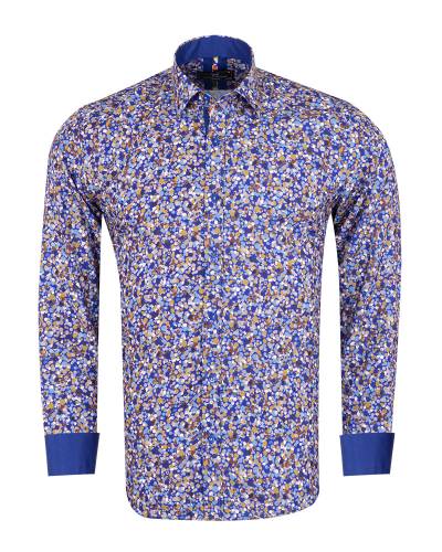 MAKROM - Printed Long Sleeved Mens Shirt SL 7499