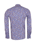 Printed Long Sleeved Mens Shirt SL 7499 - Thumbnail