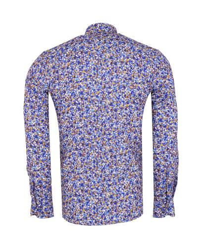 Printed Long Sleeved Mens Shirt SL 7499