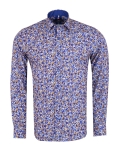 Printed Long Sleeved Mens Shirt SL 7499 - Thumbnail