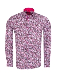 Printed Long Sleeved Mens Shirt SL 7499 - Thumbnail