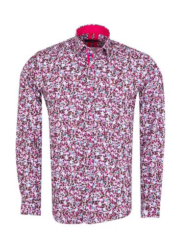 Printed Long Sleeved Mens Shirt SL 7499