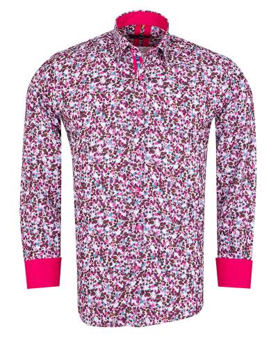 Printed Long Sleeved Mens Shirt SL 7499