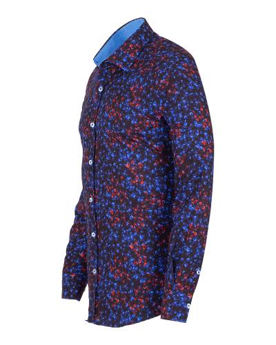 Printed Long Sleeved Mens Shirt SL 7501