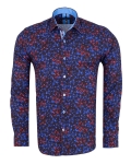 Printed Long Sleeved Mens Shirt SL 7501 - Thumbnail