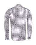 Printed Long Sleeved Mens Shirt SL 7503 - Thumbnail