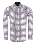 Printed Long Sleeved Mens Shirt SL 7503 - Thumbnail