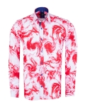 Printed Long Sleeved Mens Shirt SL 7504 - Thumbnail