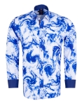 Printed Long Sleeved Mens Shirt SL 7504 - Thumbnail