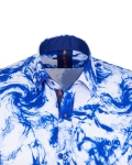 Printed Long Sleeved Mens Shirt SL 7504 - Thumbnail
