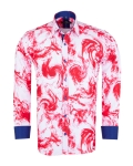 Printed Long Sleeved Mens Shirt SL 7504 - Thumbnail