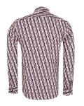 Printed Long Sleeved Mens Shirt SL 7507 - Thumbnail