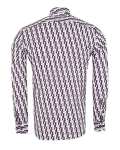 Printed Long Sleeved Mens Shirt SL 7507 - Thumbnail