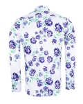 Printed Long Sleeved Mens Shirt SL 7508 - Thumbnail