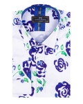 Printed Long Sleeved Mens Shirt SL 7508 - Thumbnail