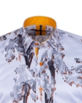 Printed Long Sleeved Mens Shirt SL 7509 - Thumbnail