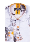 Printed Long Sleeved Mens Shirt SL 7509 - Thumbnail