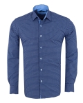 Printed Long Sleeved Mens Shirt SL 7513 - Thumbnail