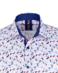 Printed Long Sleeved Mens Shirt SL 7588 - Thumbnail